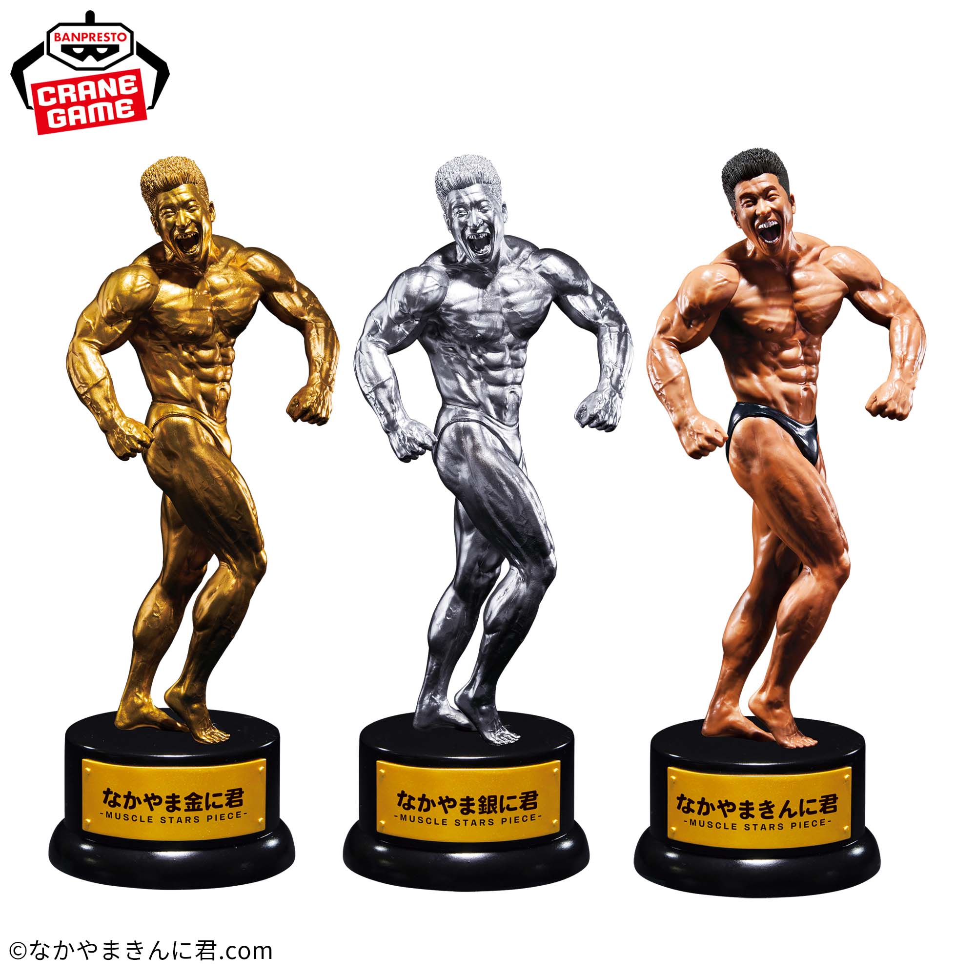 MUSCLE STARS PIECE なかやまきんに君　りそうの姿　8体セット MUSCLE STARS PIECE なかやまきんに君～りそうの姿トロフィー
